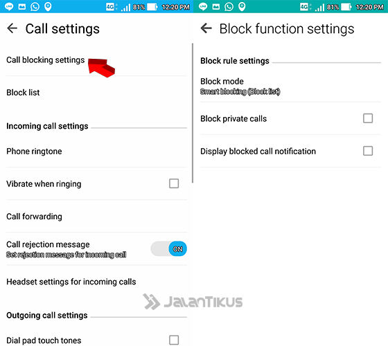 Cara Blokir Nomor Telepon Di Hp Asus 5