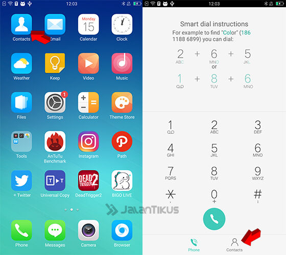 cara blokir nomor telepon di hp oppo 1