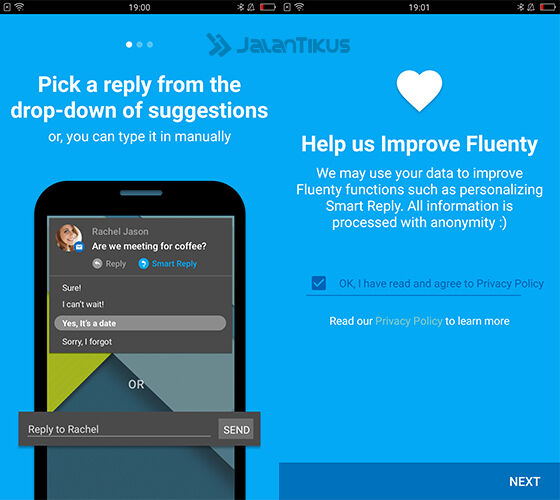 cara membuat smart reply di android 8
