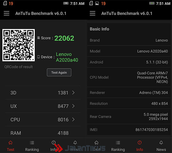 Review Lenovo Vibe C 15
