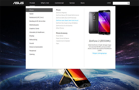 Kunjungi Website Resmi ASUS