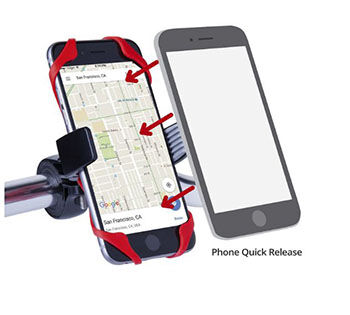 Bike Mount Holder Smartphone Terbaik Vibrelli