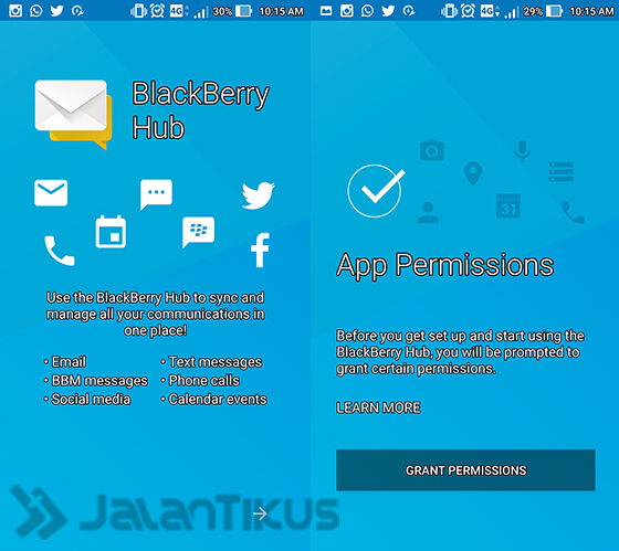 Jika kamu menggunakan smartphone Android Marshmallow, maka terima izin aplikasi