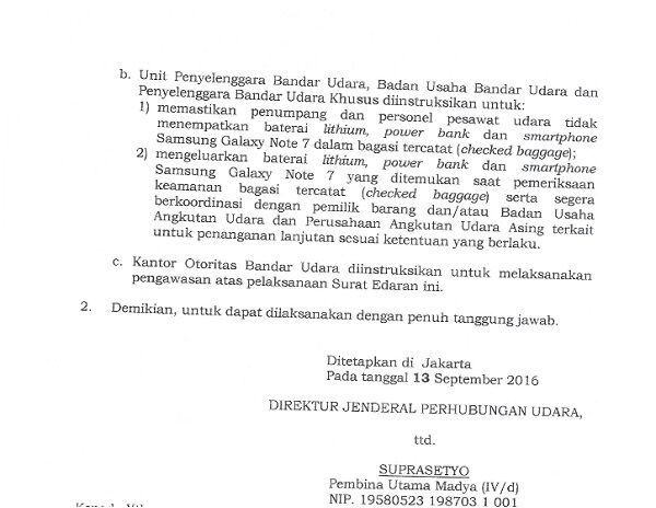 Kemenhub Larang Note 7 3