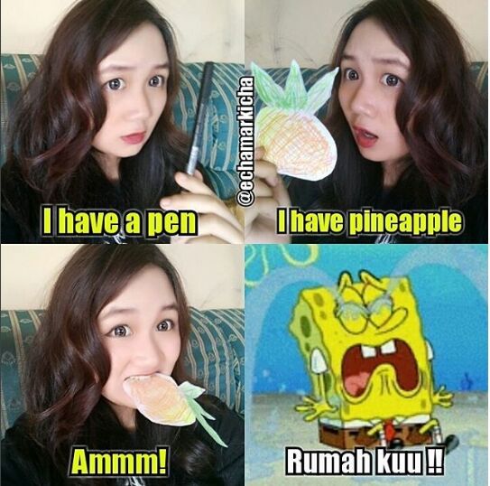 Meme Ppap Pen Pinapple Apple Pen 8