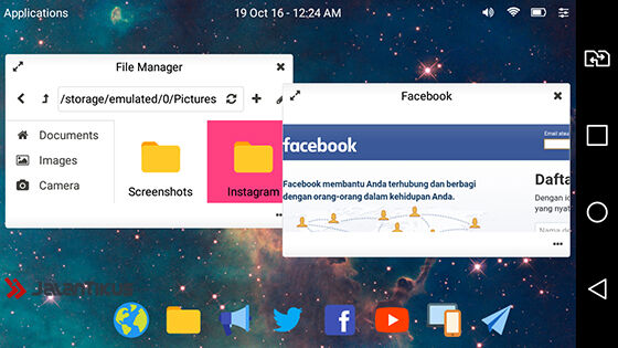 membuat tampilan android jadi macbook 5