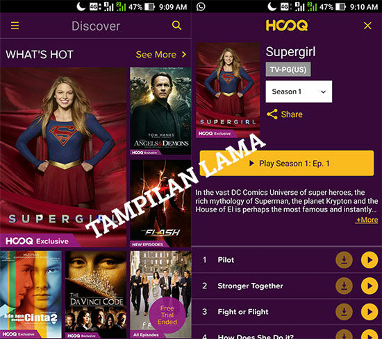 Tampilan Dan Layanan Baru Hooq