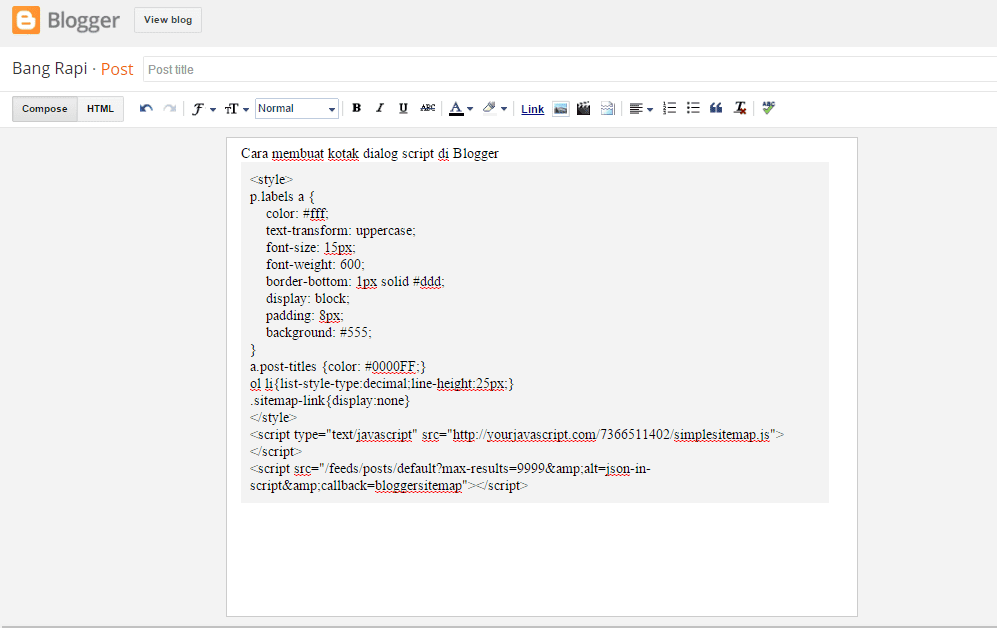 Cara Membuat Dialog Script Blog 4