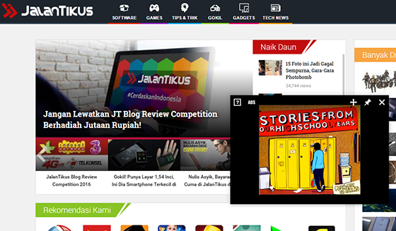 Tampilan Youtube Secara Pop Up 6