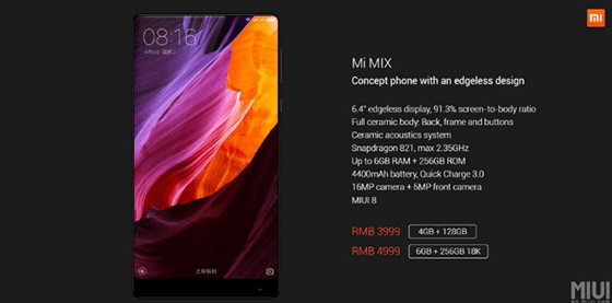 Harga Xiaomi Mi Mix 5