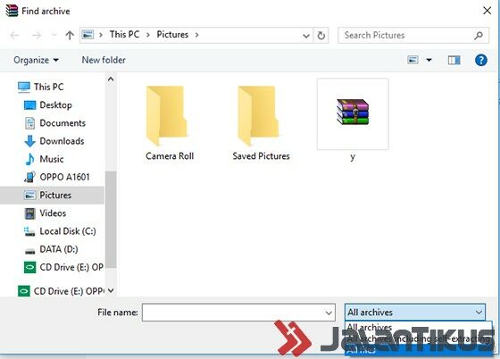 Menyembunyikan File Dalam Gambar 8