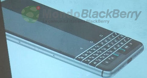 Tampilan BlackBerry Mercury