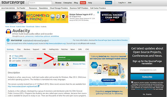 Download-audacity