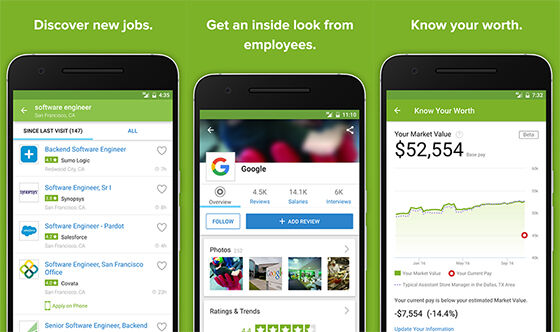 Aplikasi Pencari Kerja Android Job Search Salaries Reviews