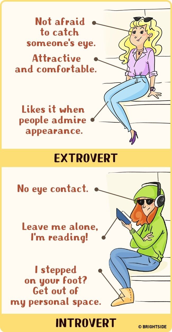 Perbandingan Introvert Dan Ekstrovert 10