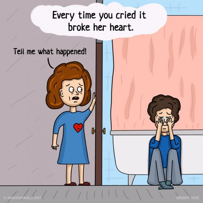 Ilustrasi Hal Yang Tidak Ibu Bertahu Ke Kita 4