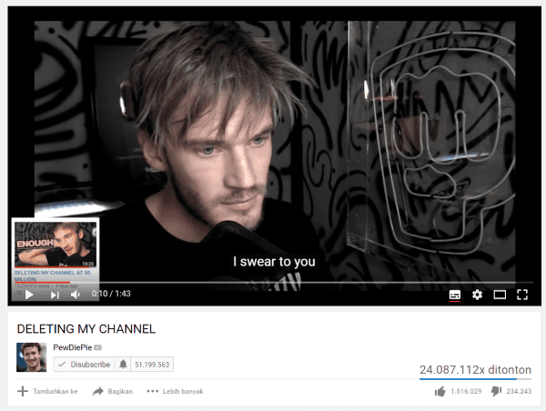 Foto Youtube Pewd