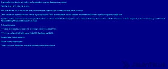 cara membuat blue screen palsu 4