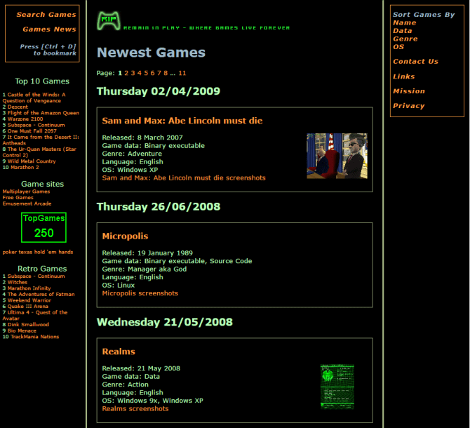 Situs Download Game Jadul 4