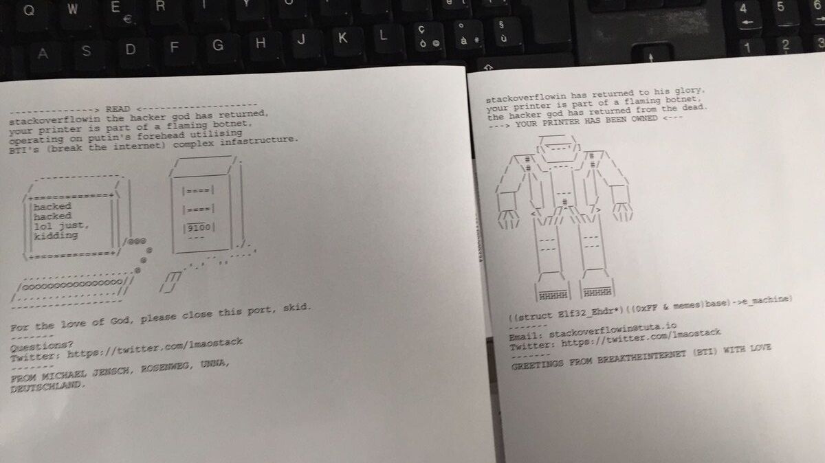 Hacker Retas Printer 2