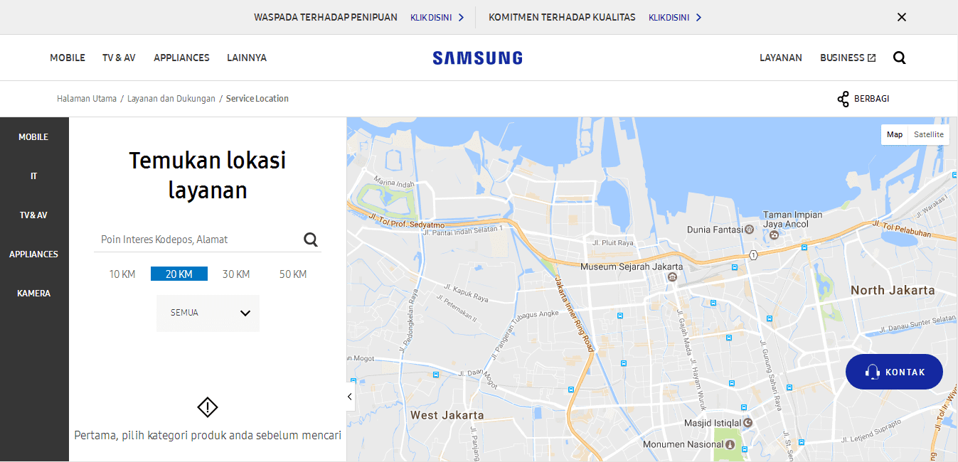 Daftar Service Center Resmi Samsung Di Indonesia 2
