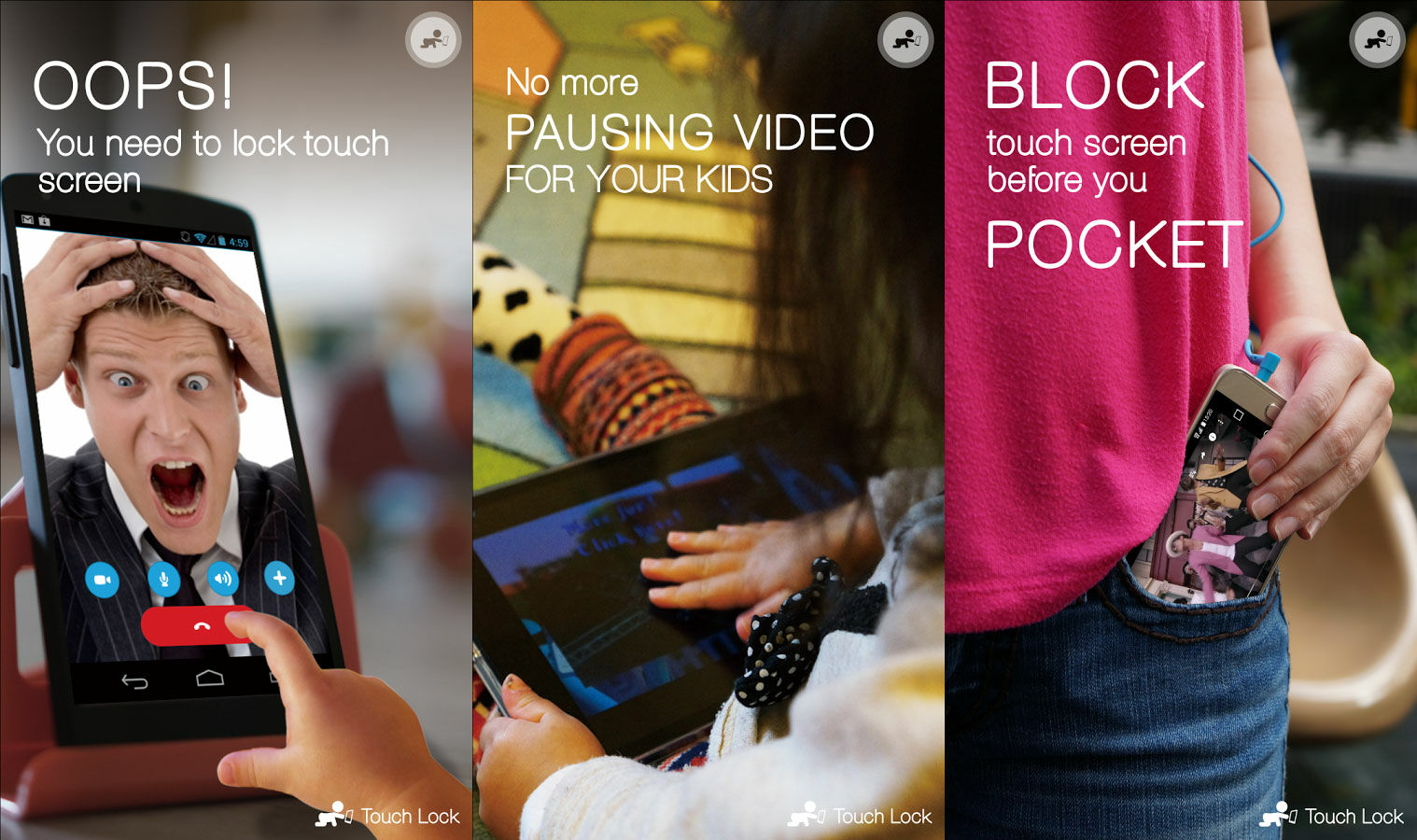 Touch Lock Toddler Video