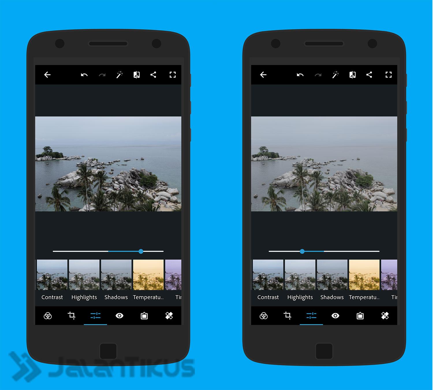 dengan adobe photoshop express