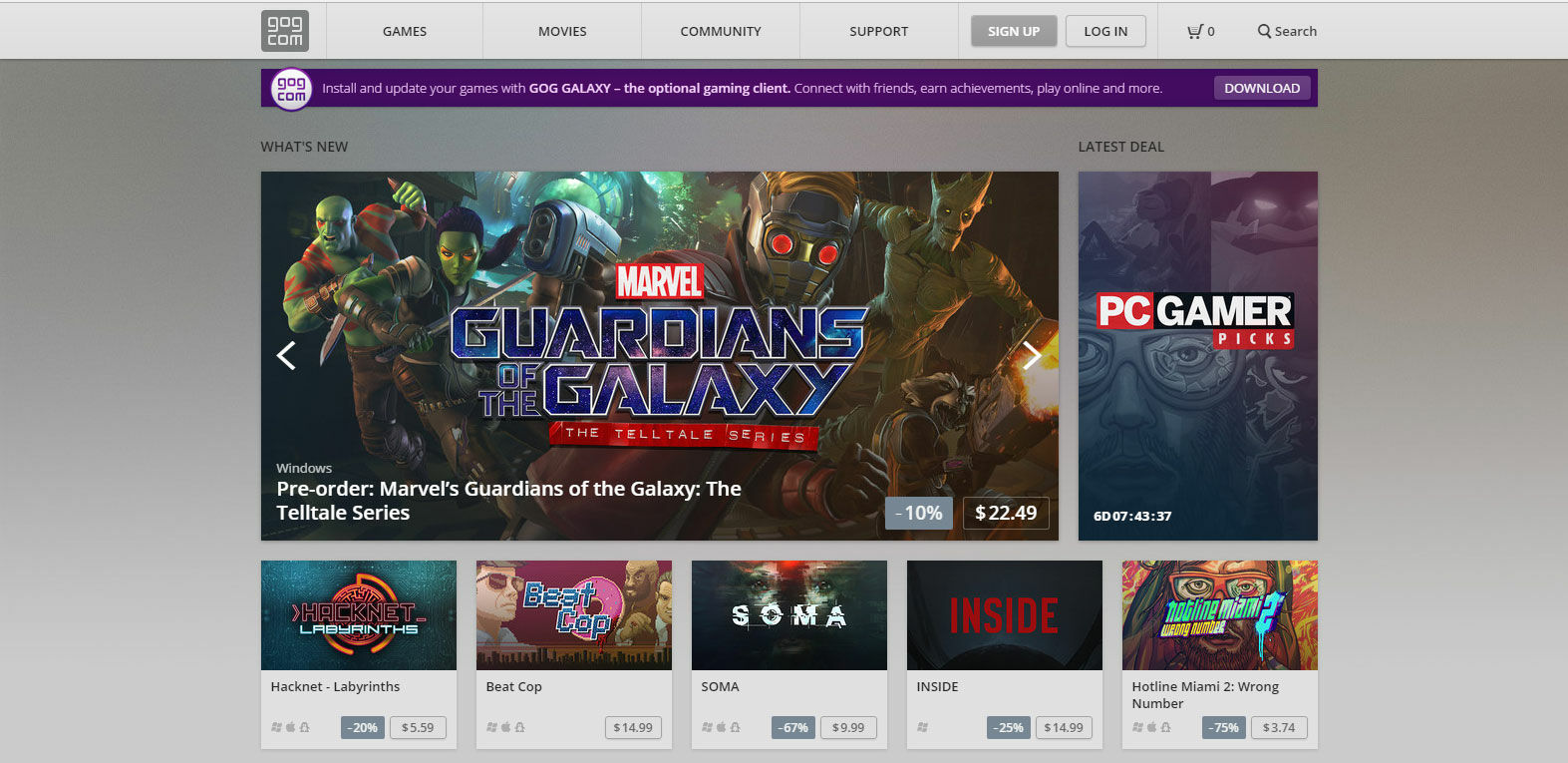 Gog Good Old Games