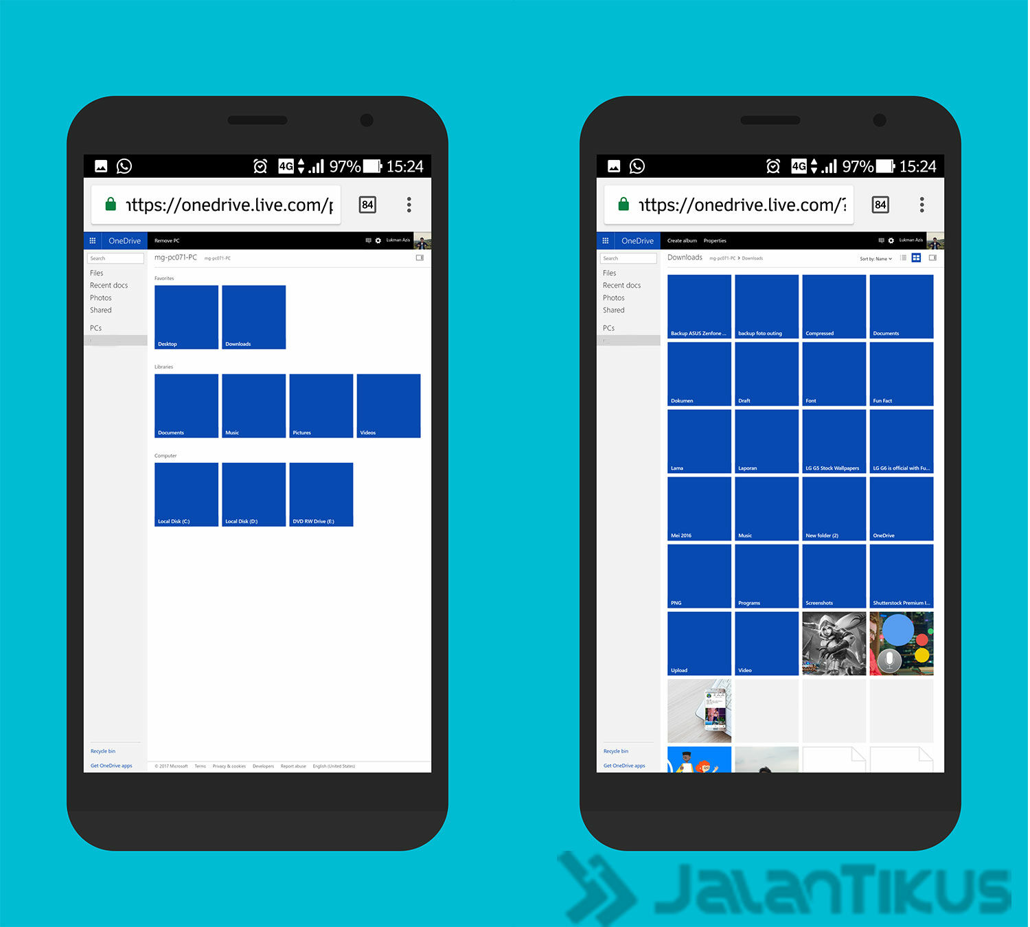 Cara Akses File Komputer Dari Android 12