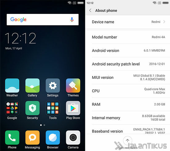 Review Xiaomi Redmi 4a 3