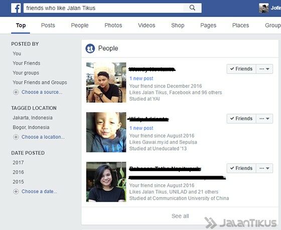 Searh Engine Facebook 2