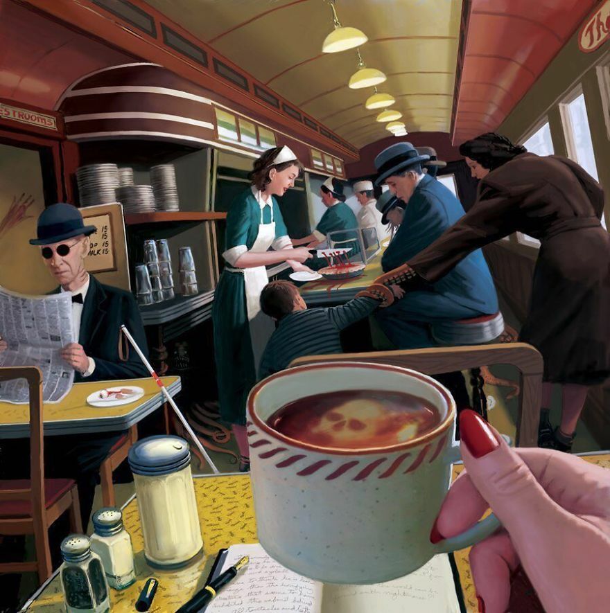 Gambar Ilustrasi Mengerikan