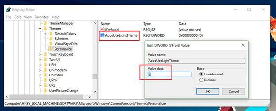 tema gelap windows 10 4