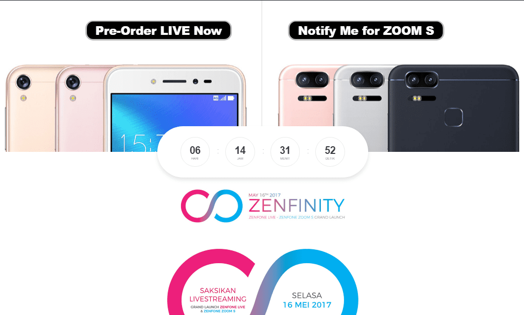 Asus Zenfone Live Dan Zenfone Zoom S