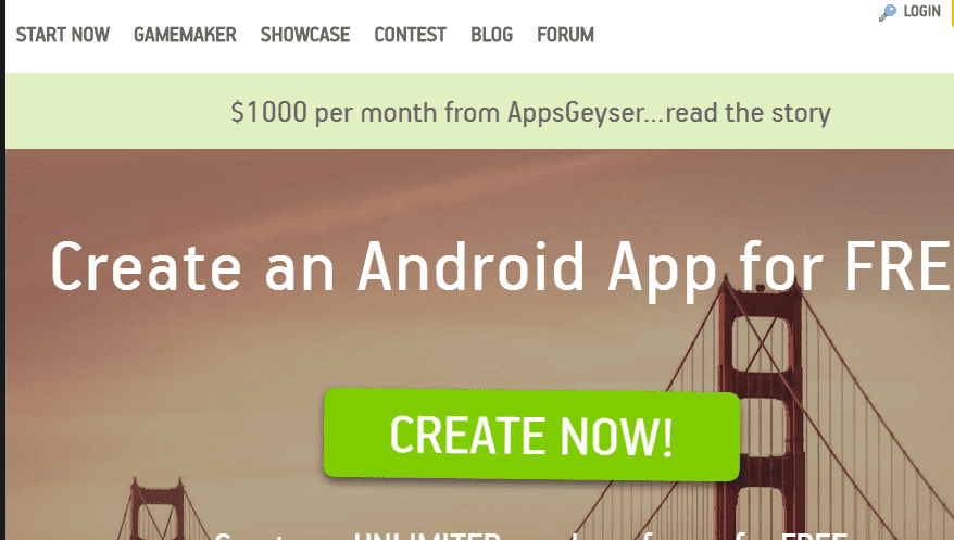 Screen Shoot Appsgeyser
