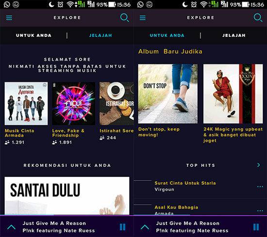 Langit Musik Vs Spotify Vs Joox 2