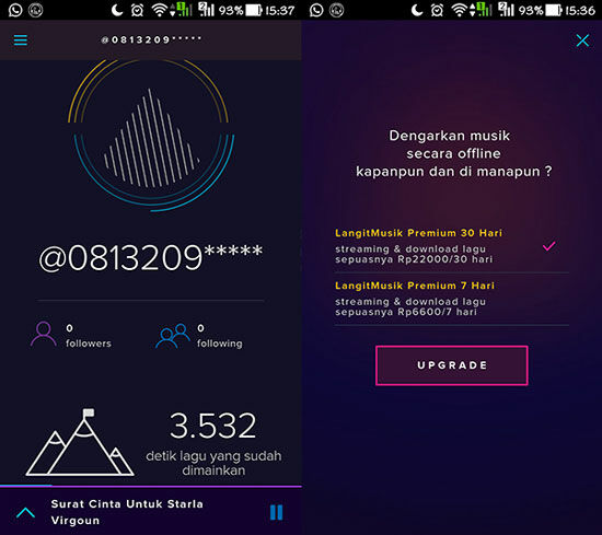 Langit Musik Vs Spotify Vs Joox 3
