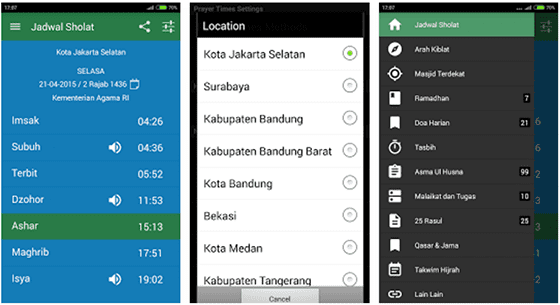Aplikasi Waktu Sholat Terbaik Di Android 4