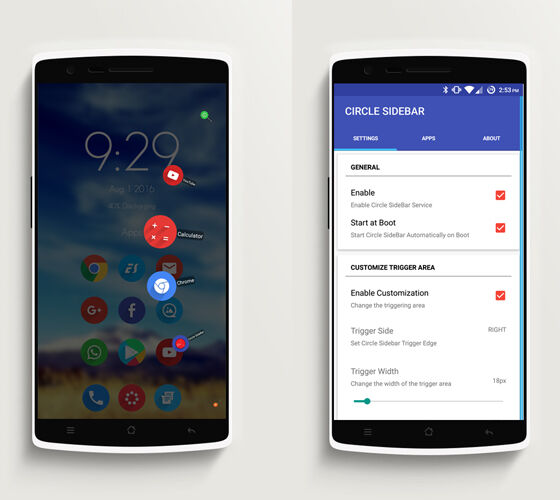 Cara Membuat Slide Aplikasi Di Sebelah Kiri 1