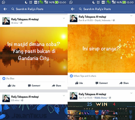 Cara Membuat Status Foto Di Facebook 5