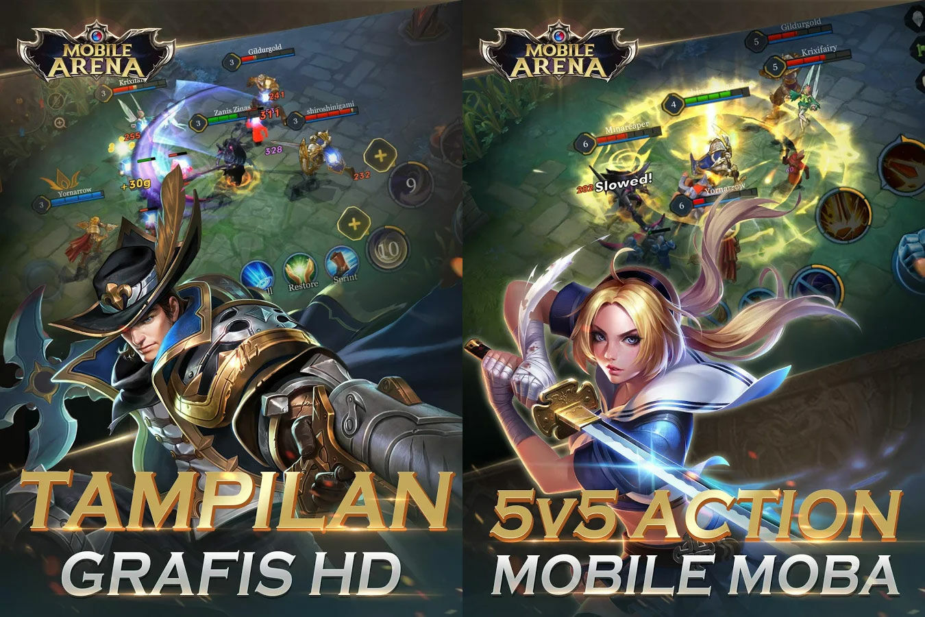Mobile Arena Action Moba