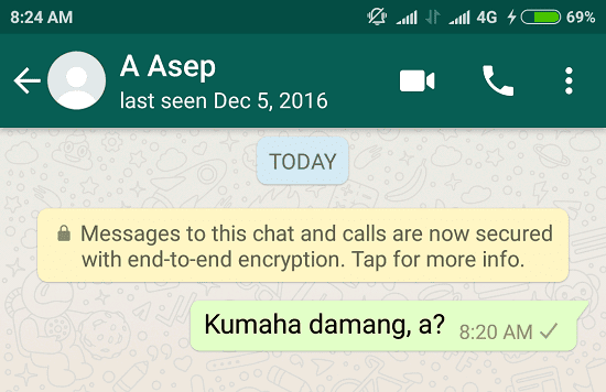Tanda Whatsapp Diblokir 3