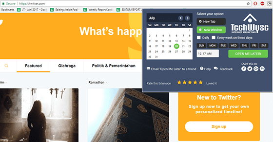 Cara Mengaktifkan Jadwal Untuk Buka Situs Secara Otomatis 2