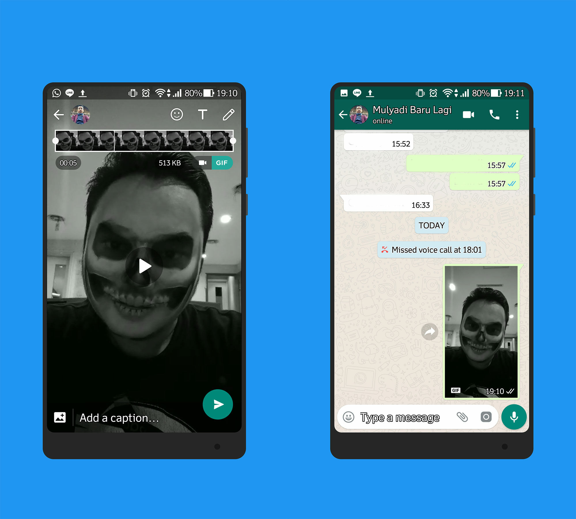 Tips Whatsapp Mengubah Video Jadi Gif
