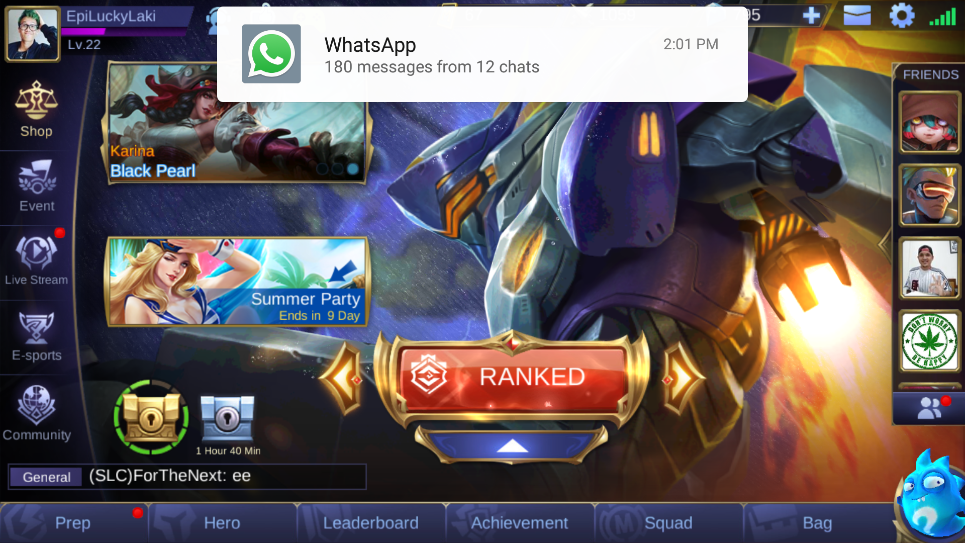 Cara Hentikan Notifikasi Saat Main Game Mobile Legends 4