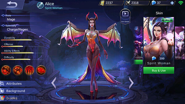 Guide Alice Mobile Legends : Sedot Darah Musuhmu Hingga Mati  JalanTikus.com