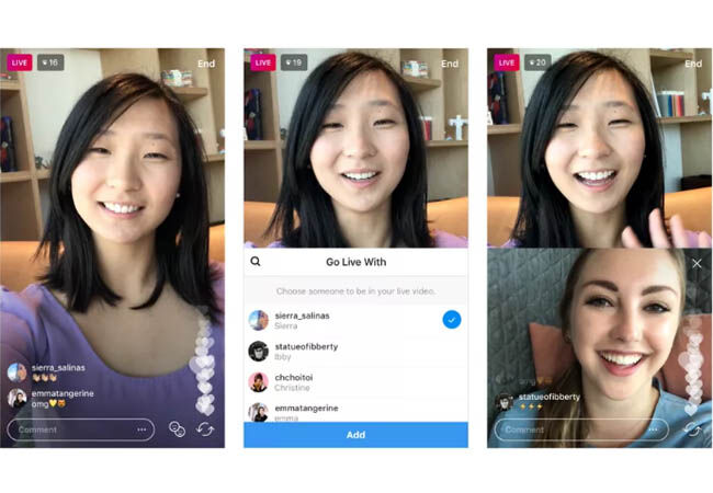 live instagram