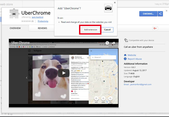 uber chrome