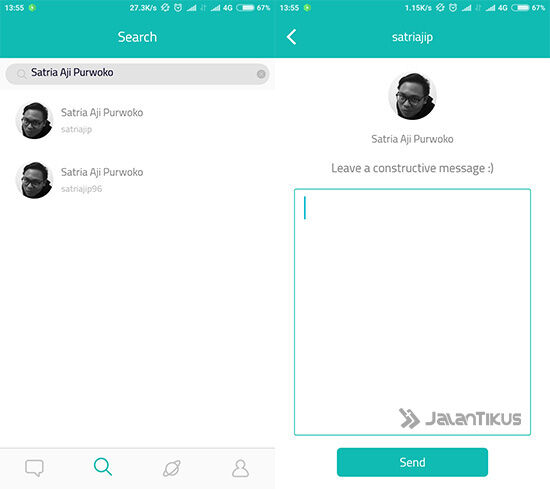 Aplikasi Sarahah 04