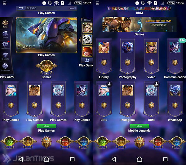 Begini Cara Install Tema Mobile Legends di Android 
